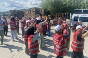 Polonez Gıda işçileri 14 gündür eylemde