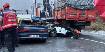 Sakarya’da 8 araçlı feci kaza: 1 ölü, 6 yaralı