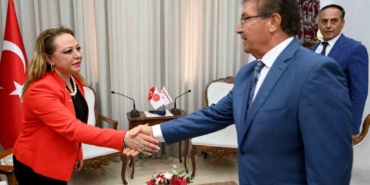 SANKON heyeti KKTC Başbakanı Ünsal’ı ziyaret etti