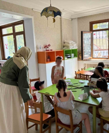 Sarıyer’de anaokulunda şok görüntüler