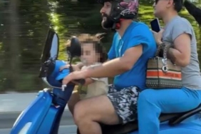 Sarıyer’de motosikletlinin tehlikeli yolculuğu kamerada: Emzikli çocuğu ayakta taşıdı