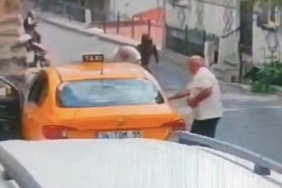 Sarıyer’de ticari taksi şoförüne silahlı saldırı: O anlar kamerada