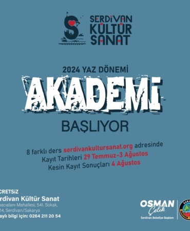 Serdivan Kültür Sanat’ta akademi başlıyor