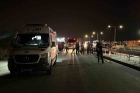 Silivri’de hafif ticari araç bariyere çarptı: 1 ölü, 1 yaralı