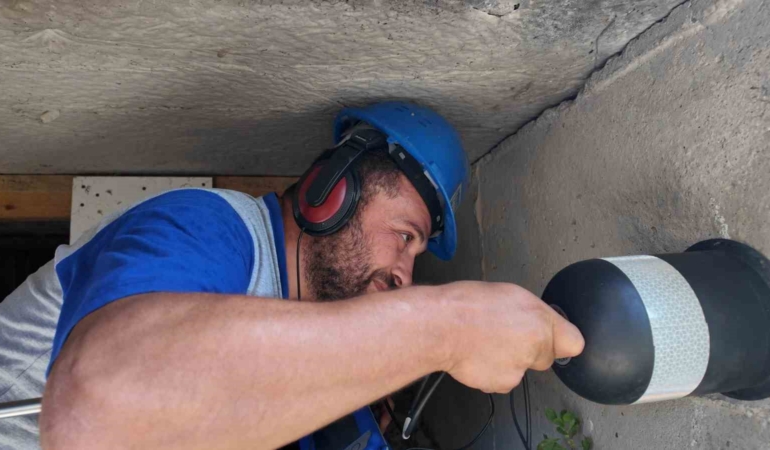 Su kaçağı tespit cihazıyla "hayat" bulundu