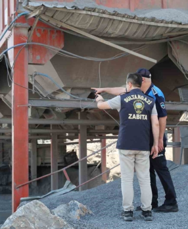 Sultangazi Belediyesi’nden taş ocaklarına sıkı denetim