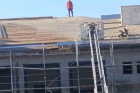 Sultangazi’de inşaat halindeki binada yangın