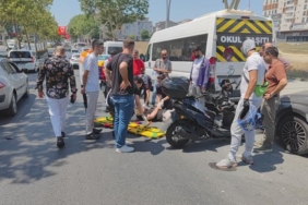 Sultangazi’de motosiklet sürücüsü feci kazada ağır şekilde yaralandı