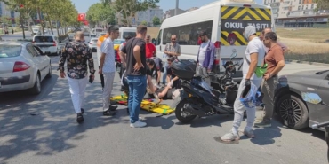 Sultangazi’de motosiklet sürücüsü feci kazada ağır şekilde yaralandı
