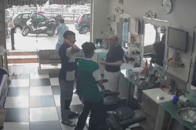 Sultangazi’de tıraş olup 600 lira ücreti ödemeden böyle kaçtılar