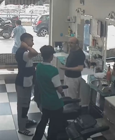 Sultangazi’de tıraş olup 600 lira ücreti ödemeden böyle kaçtılar