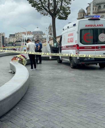 Taksim Meydanı’nda şüpheli ölüm