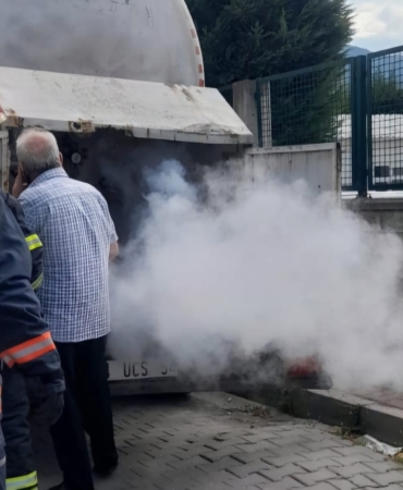 Tankerden çıkan gazı LPG sızıntısı sandılar oksijen çıktı