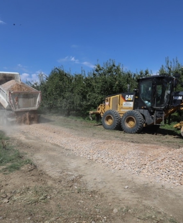 Tarım arazilerine ulaşım ağı güçleniyor