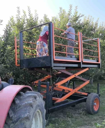 Tasarladığı asansör sistemiyle hasat süresini yüzde 40 azalttı