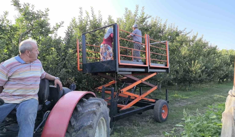 Tasarladığı asansör sistemiyle hasat süresini yüzde 40 azalttı