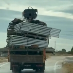 Tehlikeli taşımacılık kamerada