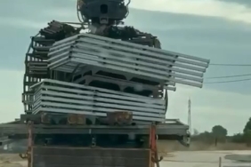 Tehlikeli taşımacılık kamerada