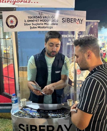 Tekirdağ Emniyeti, 9 bin kişiye SİBERAY’ı anlattı