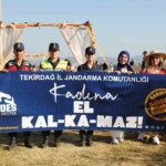 Tekirdağ İl Jandarma Komutanlığı "Kadına El Kalkmaz" dedi
