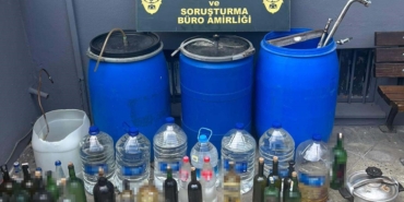 Tekirdağ’da 174 litre sahte alkol ele geçirildi