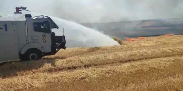 Tekirdağ’da anız ve orman yangınlarına çevik kuvvet desteği