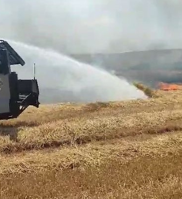 Tekirdağ’da anız ve orman yangınlarına çevik kuvvet desteği