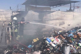 Tekirdağ’da geri dönüşüm tesisinde yangın