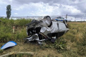 Tekirdağ’da iki otomobil çarpıştı: 4 yaralı