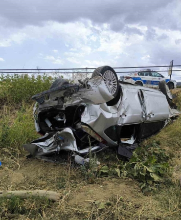 Tekirdağ’da iki otomobil çarpıştı: 4 yaralı