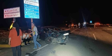 Tekirdağ’da kavşakta kaza: 1 çocuk yaralı
