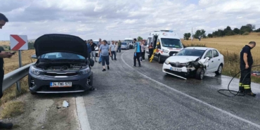 Tekirdağ’da trafik kazası: 5 yaralı