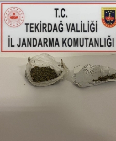 Tekirdağ’da uyuşturucu operasyonu