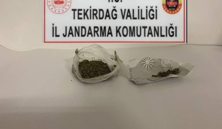 Tekirdağ’da uyuşturucu operasyonu