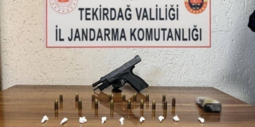 Tekirdağ’da uyuşturucu ve silah operasyonları