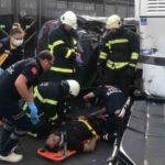 Tekirdağ’da zincirleme kaza: Ağır yaralanan sürücüyü sıkıştığı yerden itfaiye kurtardı