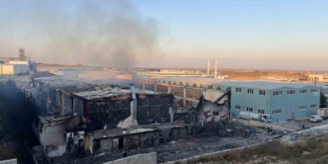 Tekirdağ’daki fabrika yangını söndürüldü