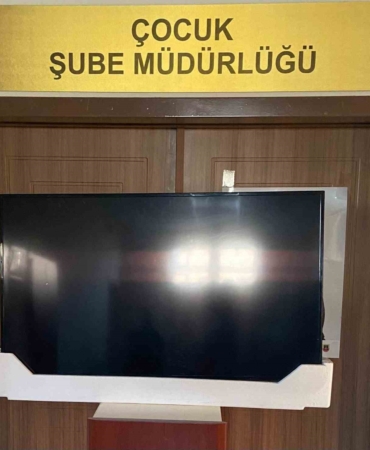 Televizyon hırsızlığı olayını gerçekleştiren şüpheli çocuk çıktı