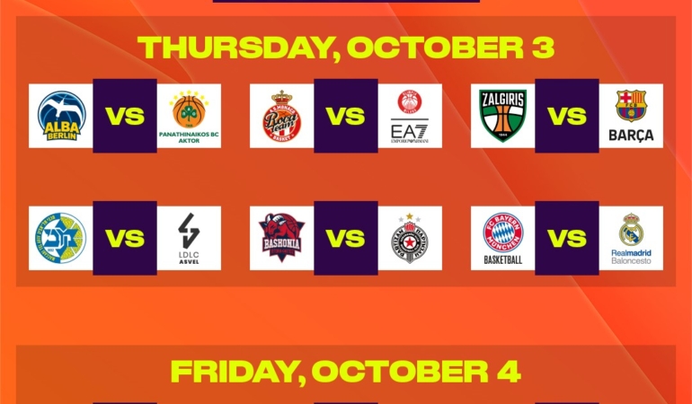 THY EuroLeague’de 2024-2025 sezonu fikstürü açıklandı