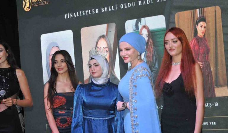 ‘Türkiye Yüz Güzeli’ yarışması renkli görüntülere sahne oldu