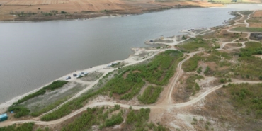 Türkmenli Göleti’nde su seviyesi alarm veriyor: Çalılıklar ve adacıklar oluştu