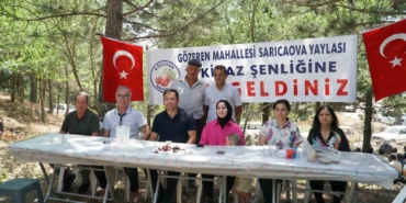 Ulus Dağı eteklerinde kiraz şenliği