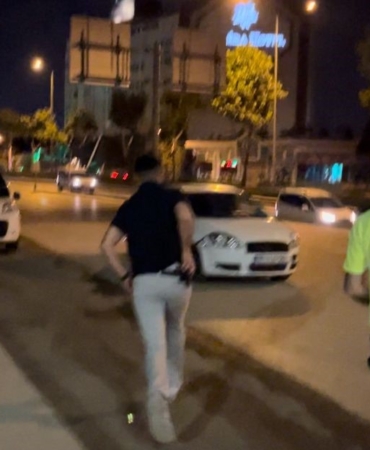 Uygulamayı görünce geri vitese takıp kaçtı, yakalanınca “Araba istop etti” dedi
