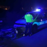 Uzunköprü’de "dur" ihtarına uymayan ehliyetsiz sürücü polis kovalamacası sonucu yakalandı