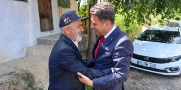 Vali Aygöl’den Kıbrıs Gazisi Kaplan’a ziyaret