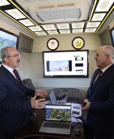 Vali Ömer Toraman’dan Yangın Yönetim Merkezi’nde inceleme