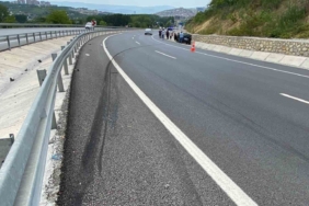 Yaklaşık 50 metre savrulduktan sonra durabildi