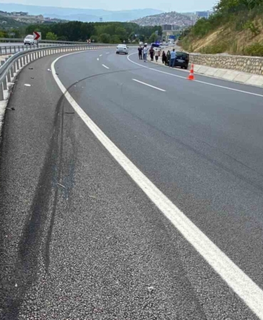 Yaklaşık 50 metre savrulduktan sonra durabildi