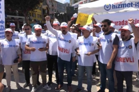 Yalova Belediyesi’nden çıkarılan işçilerden eylem