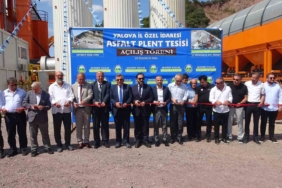 Yalova’da asfalt plenti tesisi törenle açıldı